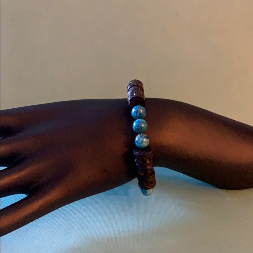 Mosaic Shell Turquoise Bracelet
